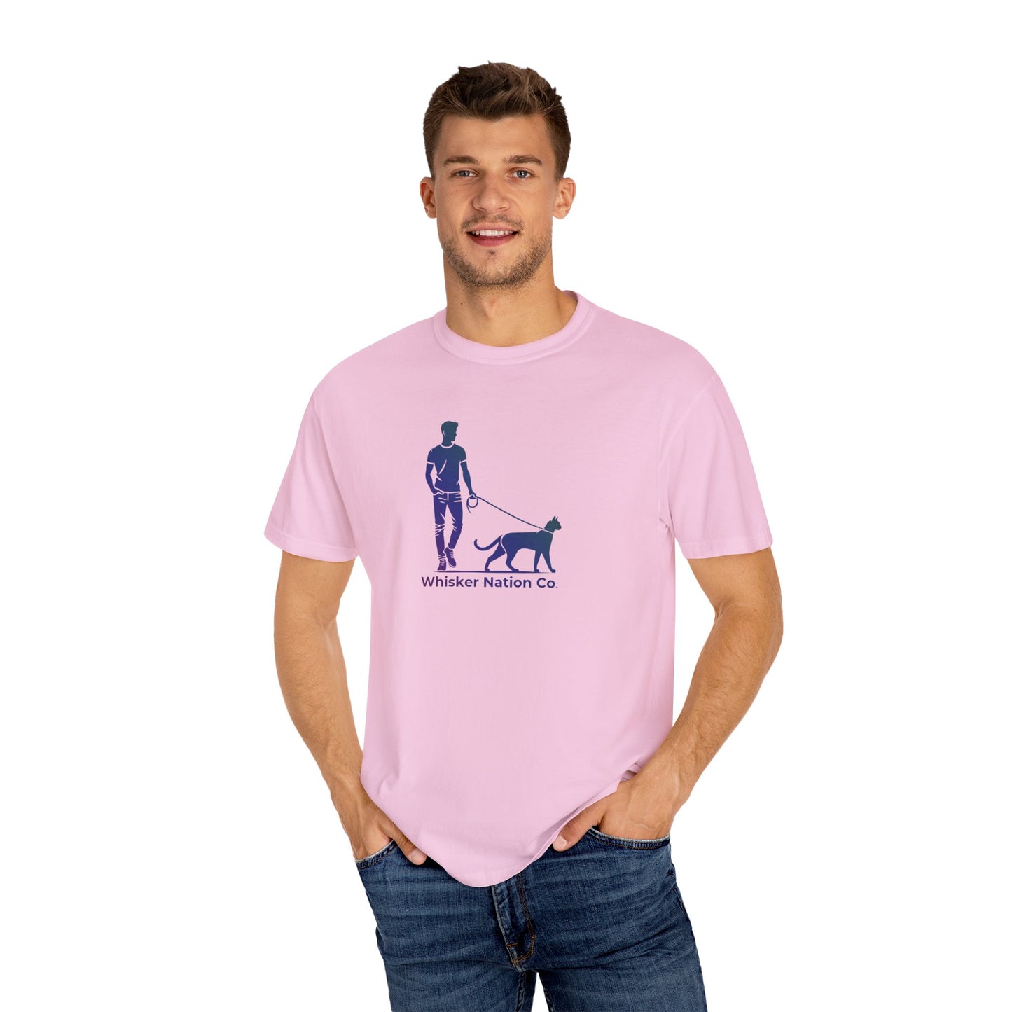 Elegant Walk: Unisex Garment-Dyed T-Shirt