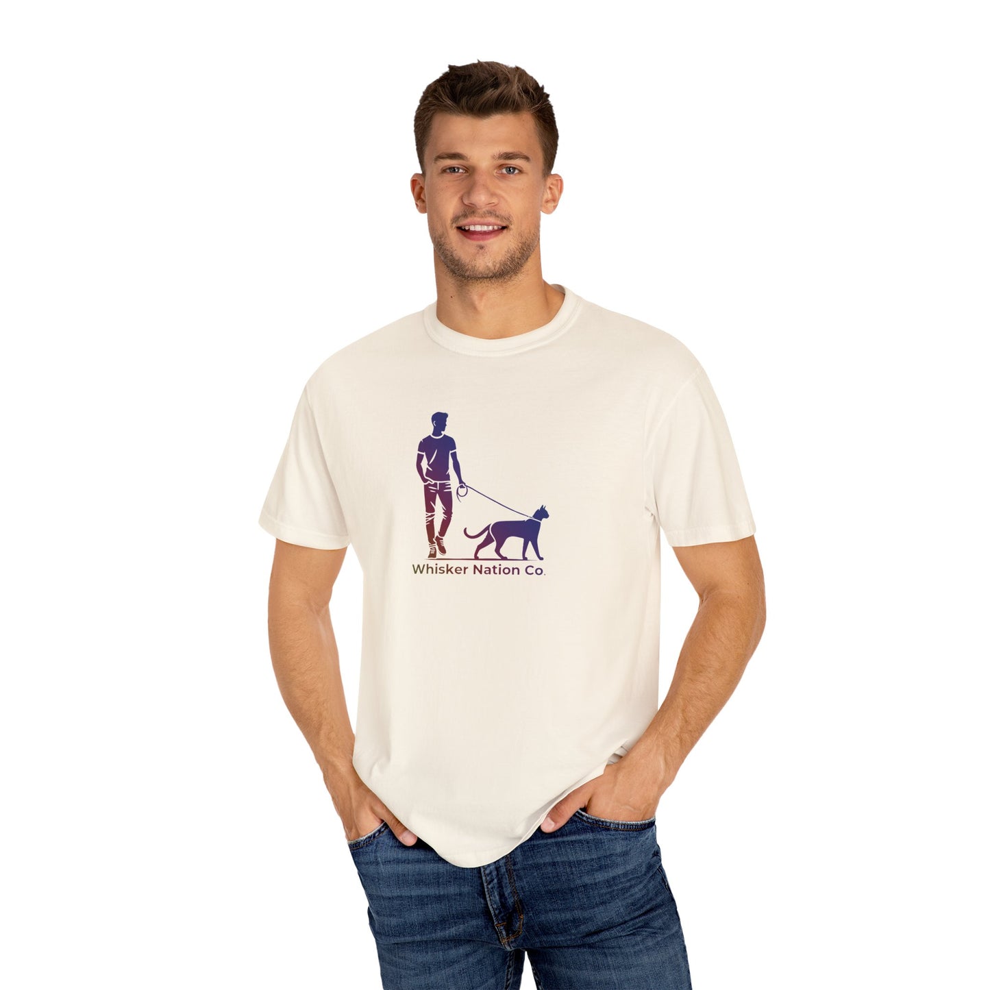 Vibrant Stroll: Unisex Garment-Dyed T-Shirt Unisex Garment-Dyed T-shirt