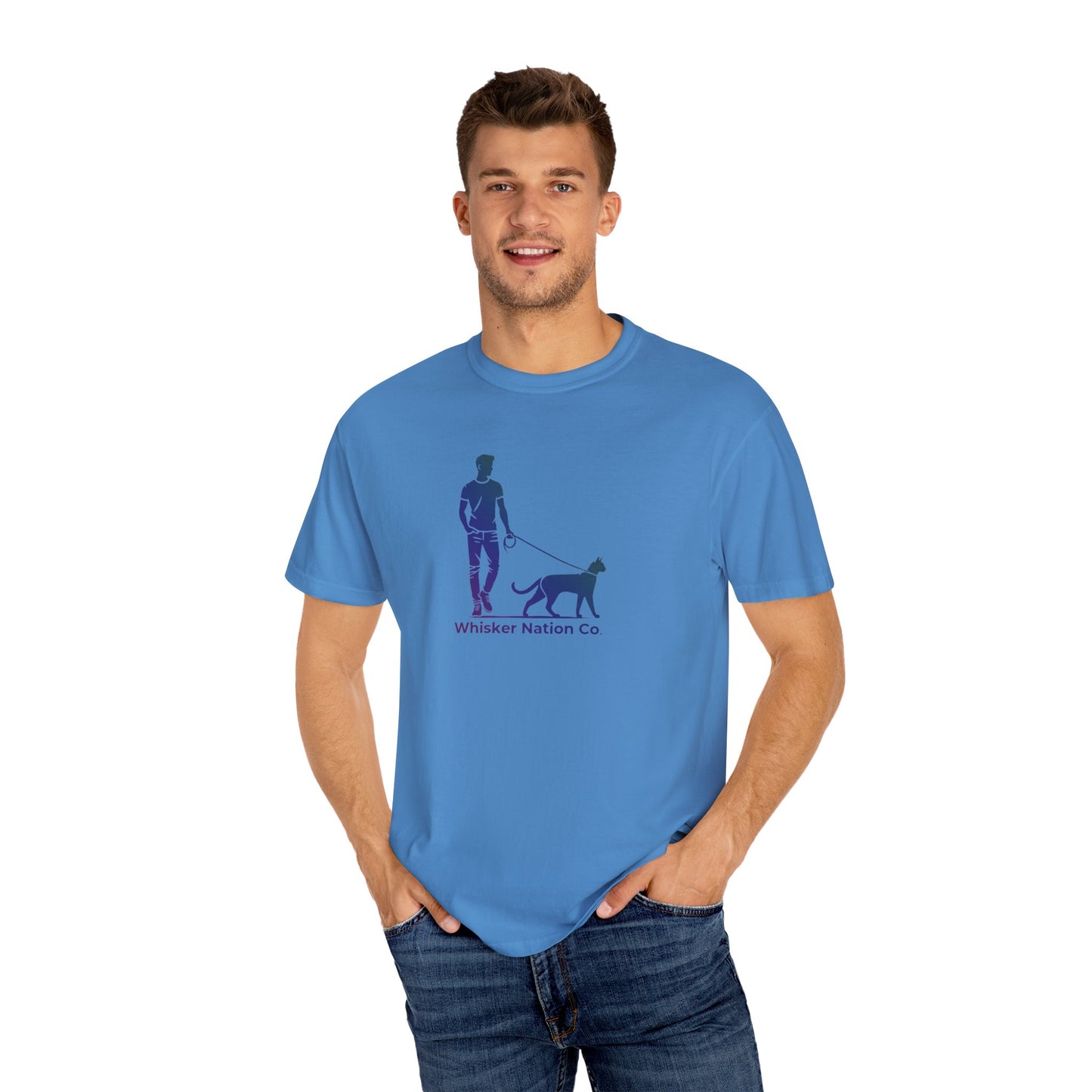 Elegant Walk: Unisex Garment-Dyed T-Shirt