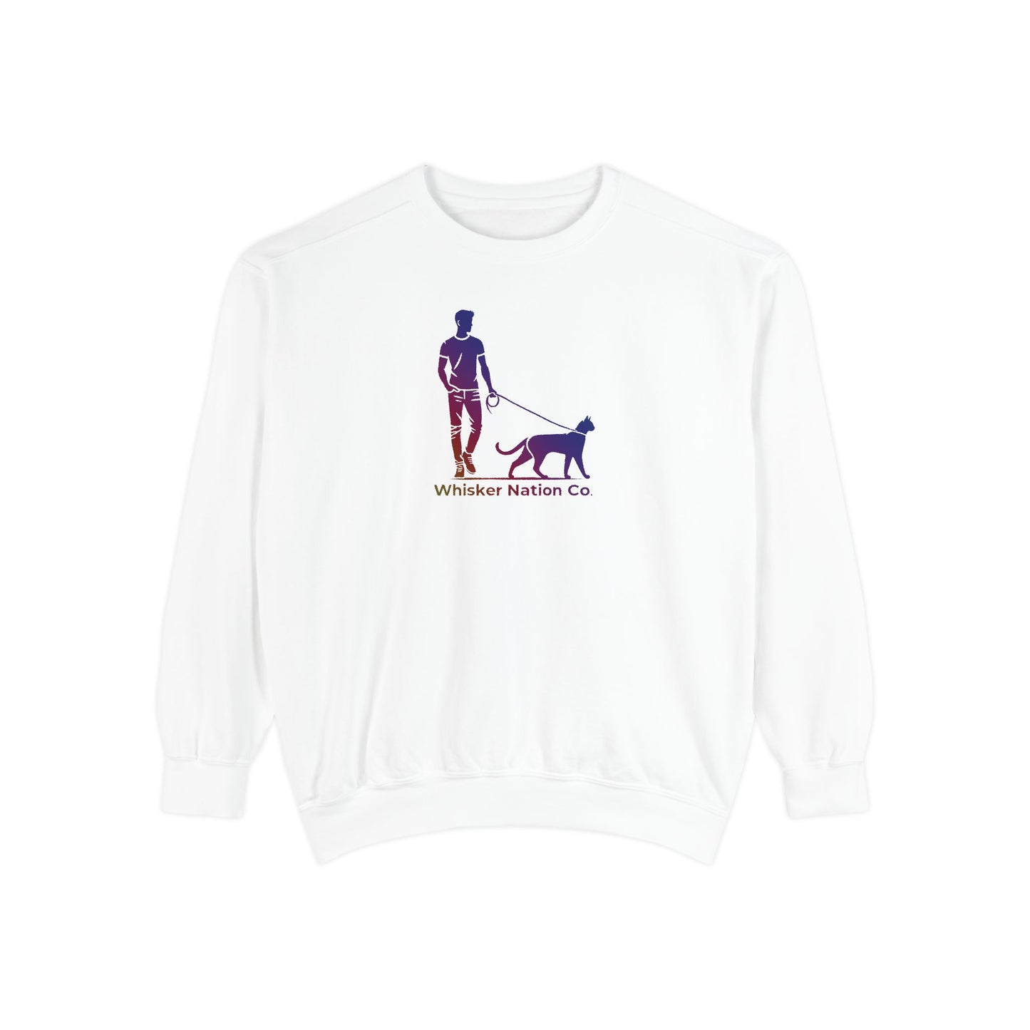 Unisex Garment-Dyed Whisker Nation Sweatshirt