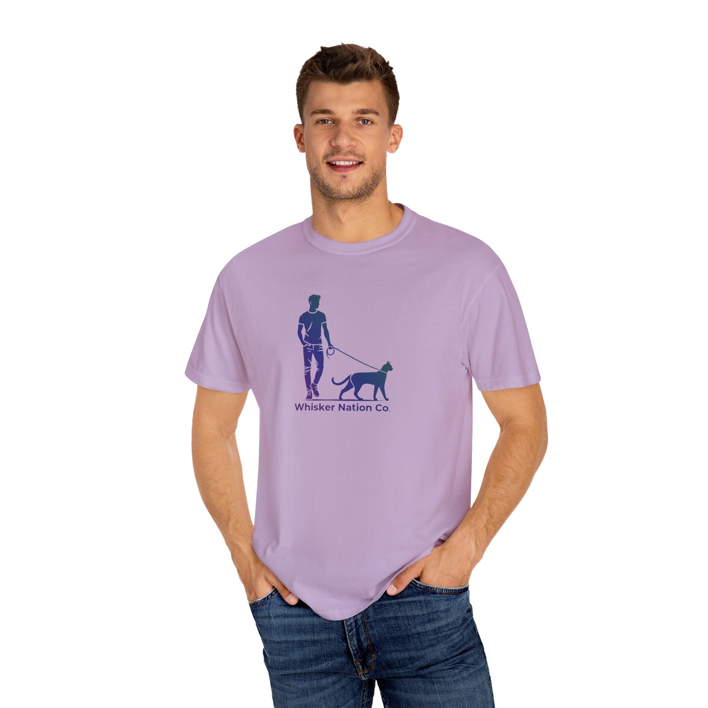 Elegant Walk: Unisex Garment-Dyed T-Shirt