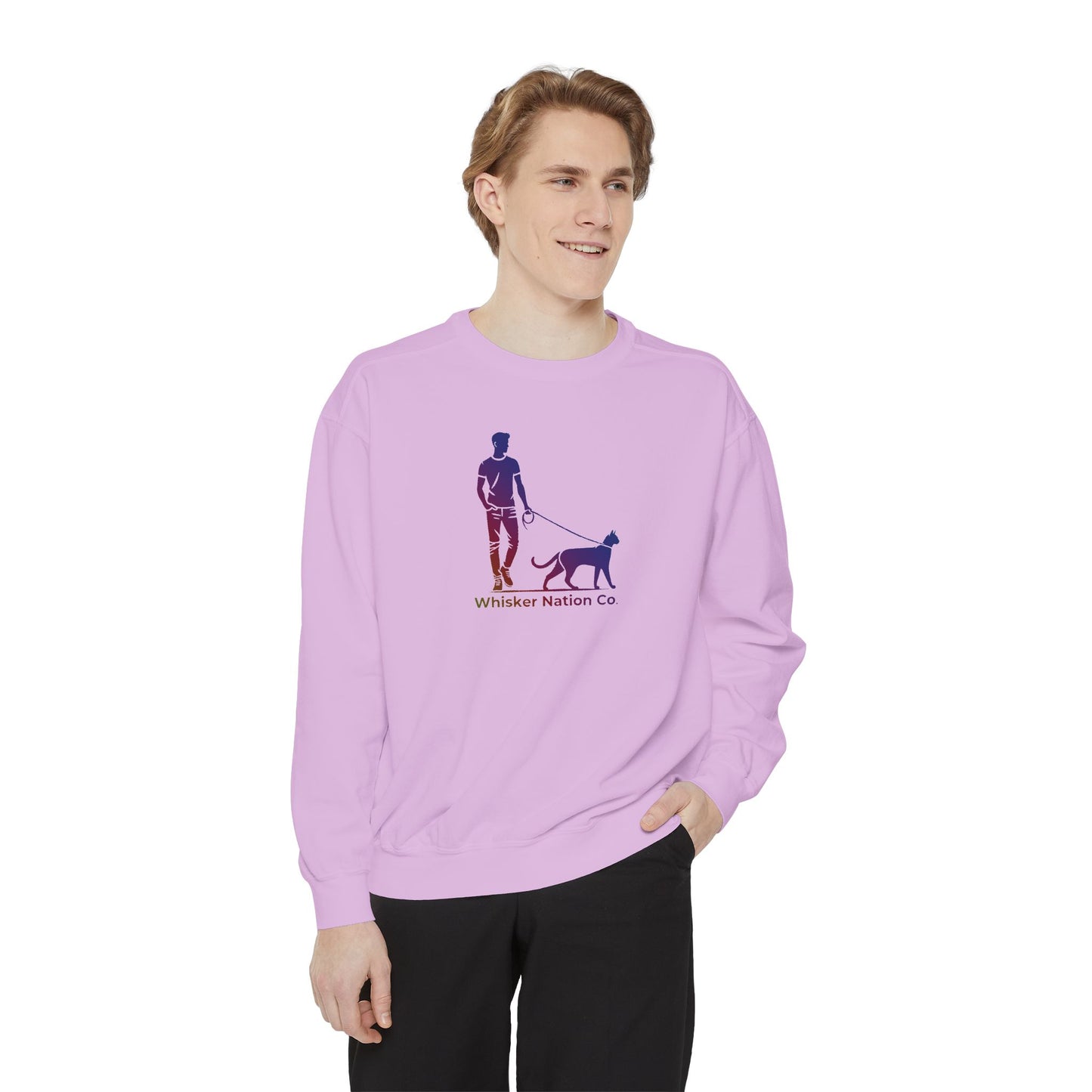 Unisex Garment-Dyed Whisker Nation Sweatshirt