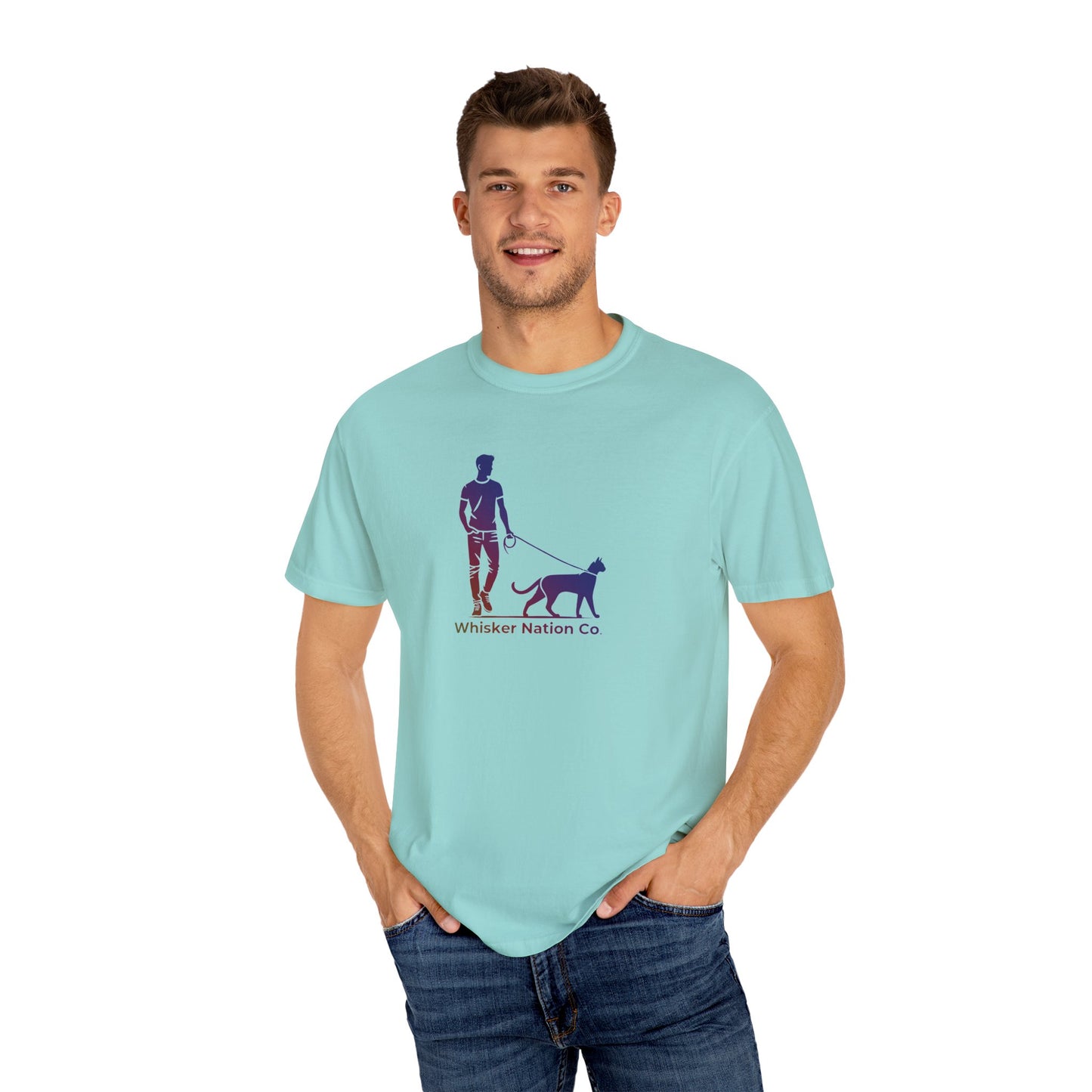 Vibrant Stroll: Unisex Garment-Dyed T-Shirt Unisex Garment-Dyed T-shirt