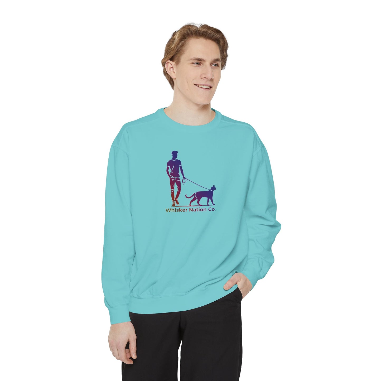 Unisex Garment-Dyed Whisker Nation Sweatshirt